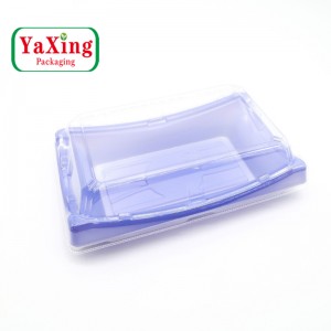 Wholesale Recycled Disposable Plastic Blue Sushi